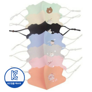 [에어칼리브] 숨쉬기 편한 아동마스크 실내마스크 운동용 마스크 KC인증_7매